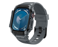 Etui / obudowa na smartwatcha Spigen Rugged Armor ”Pro” Apple Watch 10 (46 Mm) Dark Grey